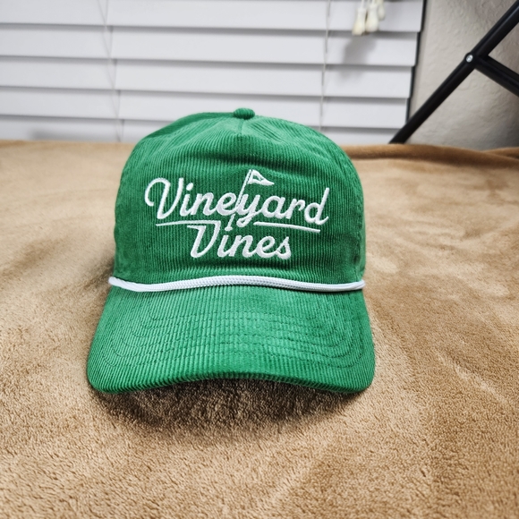 Vineyard Vines Other - Vinyard vines NWT Golf cord logo hat in a green colorway.